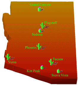 Arizona State Map