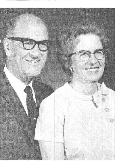 The picture and the following information was submitted by Elder Leonard D. Sander:  
This image is a picture attached to the inside page of my Arizona Mission challenger first year news magazine dated August 1970.  Also note that President and Sister Wood were in fact relatives of mine; a fact I did not know till my last interview with President Wood just before I went home from my mission.  My father, who knew President and Sister Wood, told me that he had passed away.

11 Oct 2009