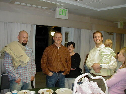 Brian Roundy, Rand Barker, Adam Vance (and Vance child!)
Thad Joseph Barkdull
03 Apr 2005
