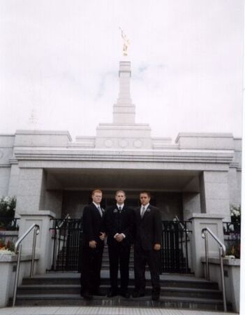 Elder Vause,Daytona Beach, Fl; Elder Breece from Samamish,Wa.;Elder Christensen, Murray, Utah at the Temple
Jared Daniel Vause
01 Jul 2004