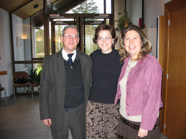 This is Michel & Corrine Mazy from the Namur ward, with Sister Leah Martin in March 2006.  Michel is now the Bishop of the Namur Ward.
Leah  Martin
29 Mar 2007