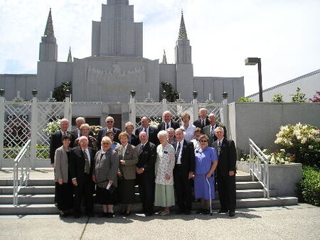 May 6, 2004 Senior Couples meet for a day at the Oakland Temple
Robert Lewis Bauman
06 May 2004
