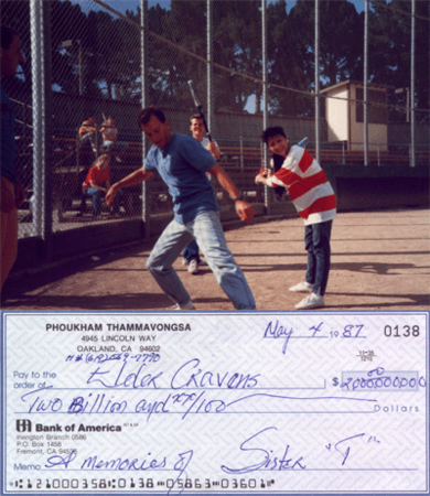 I never did get around to cashing that check.
Scott  Cravens
03 May 2001