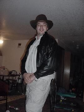 me after work on halloween 2000 we were aloud to dress up i chose  indiana jones
Erik Nielson Lohne
01 May 2006