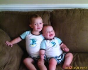 Here are my two boys, Jesse and Cole.  It is a little older but you get the idea!
Josh  Schulmire
15 Nov 2006