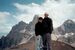 Title: Kristen and I on Table Rock Looking at the Tetons