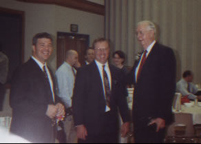 President Hoskin with Elders Bronson & Aldredge at the CVM Reunion in 2000.
David M. Makin
14 Jun 2004