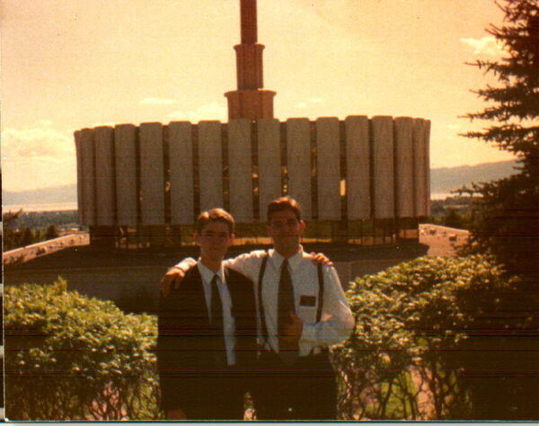 My awesome comp, Elder Killebrew and I at the MTC.
John P Owens
29 Mar 2005