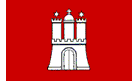 Flagge von Hamburg/Hamburg flag