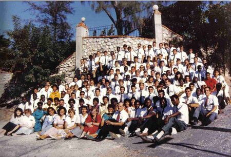 Mission Christmas Party, December 1988, taken on the street outside the Mission Home
M.K. Paquette
13 Apr 2009