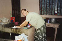 Washing clothes