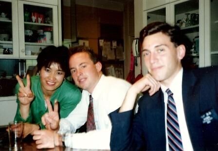 Here Elder Lund and I are with Takogawa Shimai. (Kishwada Area, Sakia Ward)  She was probably the coolest sister I had ever met.  I think we were at their home for Family Home Evening.  Spring 1990.
Clarence Michael Ray
09 Oct 2007