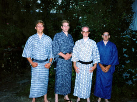 Kevin Jamison, Phillip Allred, Ryan Kemp, & Steven Setzer at Kashihara Shi Obon festival 8/24/1986
Ryan Lee Kemp
18 Aug 2013