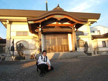 Elder Kenji Oman in front of Otera.
Kenji Masato Oman
31 May 2006