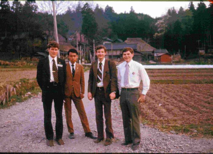 Sakata Missionaries, 1975.  Elders Jacobsen, Okada, Chapman, and Bugg
Thomas  Bugg
10 Aug 2012