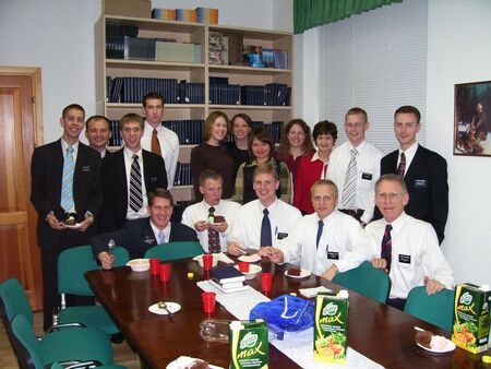Missionaries enjoying a Zone Luncheon together.
Geoffrey Ryan Scott
30 Jul 2007