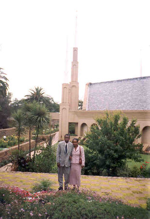 Frère Vincent de Paul and his wife Monique at the first Madagascar Stake Temple Trip.
Isaac Keith Jacob
21 Feb 2002