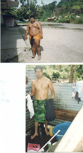 Pwipwi, u chok urumot...this is how we do our laundry in Utot, Chuuk!
P. Kulesa Falo
25 Sep 2002