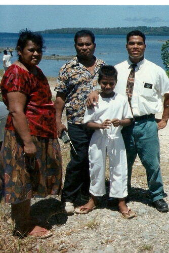 During their sons Baptism
Soa Junior Aiono
31 Aug 2009