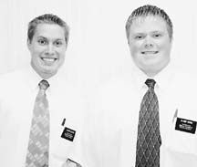 Elder Glenn and Elder Wood are serving as missionaries for The Church of Jesus Christ of Latter-Day Saints in the Cut Bank, Browning and Heart Butte communities. The pair will serve in the mission field for two years before returning to school. Photo by Lacy Gillespie - Golden Triangle News - Cut Bank Pioneer Press - 23 June 2004
Karl Lawrence Greenwood
25 Jun 2004