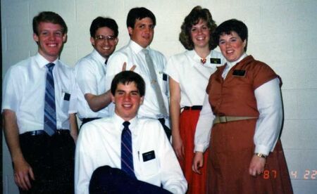 Elder Dodson, Elder Downer, Elder Miller, Sister O'Gwin, Sister Foster, Elder Skalla
Kelly M Venance
30 Jan 2008