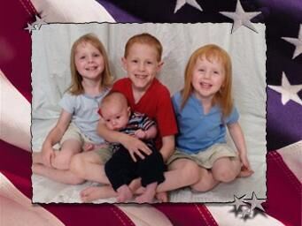 These are my 4 kids. Jace is 6, Nicole is 4, Hannah is 2, and Ryan is now 8 weeks. We had to get new picutes with the baby!
Taunya  Ferguson
30 May 2005