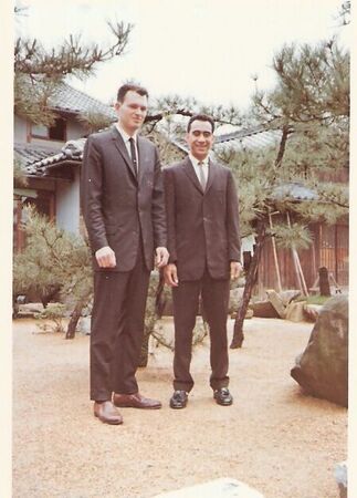 This is a picture of my father Richard R. Owens and Elder Heine Peters (I think) in 1962.
Matthew Owens
10 Nov 2007