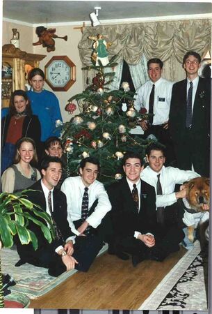 Back Row: Friend, Natalie Wenhaug, Elder Grover, Elder Lystad
Front Row: Sister Rasmussen, Sister Wagner, Elder Herbert, Elder Bangerter, Elder Malan, Elder Wersland
Benjamin Todd Grover
30 Oct 2005