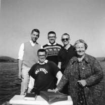 Elders Bergstedt, Sims, Grand-Pre & Roberts with Str. Nilsen in Alesund. Summer of 1965
Boyd D. Roberts
08 Mar 2011