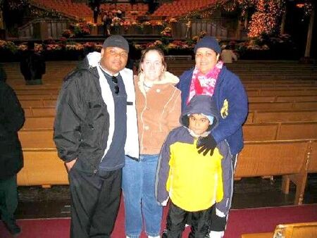 Former Elder Kelly Raga Damani, and his wife Megan Damani. They now reside in Utah. Kelly is attending the LDS Business College in Utah. Picture taken inside the famous Mormon Tabernacle.
Charles F Tuigamala
19 May 2005