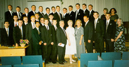 A Mission Conference with Elder Didier in Volgograd 8/98.
Jared Julius Blum
11 Feb 2002