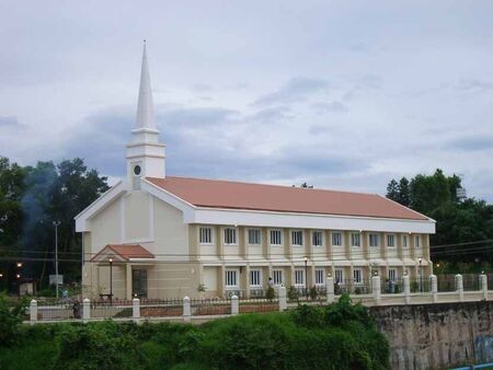 NEW Kota Kinabalu Chapel in Sabah, Malaysia.  Dedicated by Pres. Larkins Spring 2006.
Tyson  Hafen
24 Oct 2006