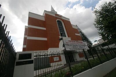 Newly-constructed Stake Center at Bukit Timah Rd. in Singapore- housed 6 wards and looks huge!
Jacob Tyler DeWaal
24 May 2007