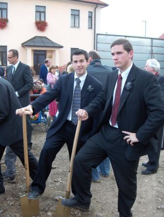 Here are some of the missionaries from Ljubljana at teh ground breaking.
Chad  Padavic
02 Nov 2006