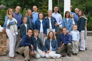 This photo includes my two sons-in-law, one daughter-in-law and my three grandchildren. It was taken right after my son Paul's high school graduation in May 2007.
Richard  Pieper
21 Jan 2008