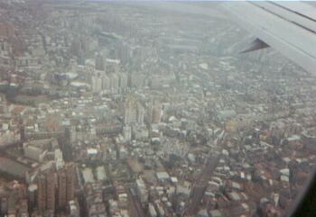 I had to leave beautiful TaiDong to come to this!  =)  A birds-eye view of the city on my flight from TaiDong to TaiBei for my transfer to the office.
Joseph  Burkhead
16 Sep 2003