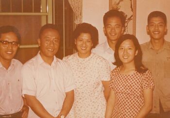 The Ho Wu Ch'ing Family in Chung Li, L-R Ho Tung Hai, Ho Wu Ch'ing, Ho Sung I Lan, Ho Yu Chen, Ho Chun Man, Ho Ch'iang Ch'ien
Michael Wayne Hardy
13 Jun 2004