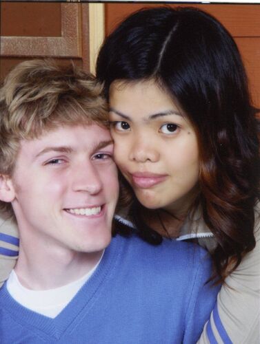 Tiara and I getting pictures taken at a studio.  We're engaged! :)
James Evera Prince
03 Mar 2007