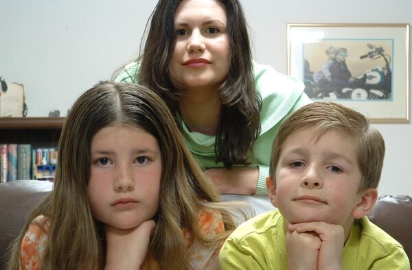 Our daughter and grandkids.
Natasha i Kostya Volkanovs
13 Apr 2005