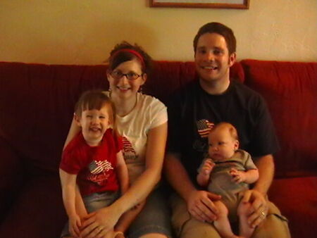 Happy Fourth of July! Here's Shawna, Jeromy, Abbie and Isaac.
Shawna Rae Wright
11 Jul 2007