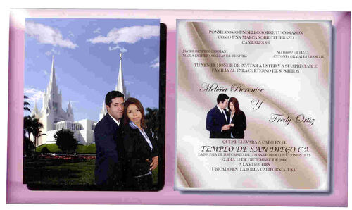 me and my wife Melissa both exmissionaries, sealed at San Diego California Temple, Dec 15, 2006
Fred (y)  Ortiz
11 Jun 2007