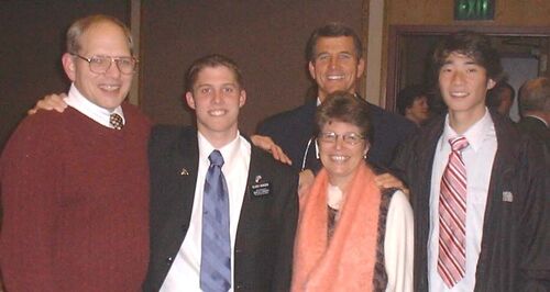 Thank you Elder Heinzen and  parents  You are all The Majesty of a Miracle (also pictured Chong Park and the one they call ed)
Ed Smith
31 Mar 2005