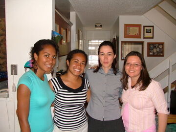This is a picture of a few of the Sister's visiting Sister Spencer at her home in Hawaii
Diane Michelle Spencer
21 May 2006
