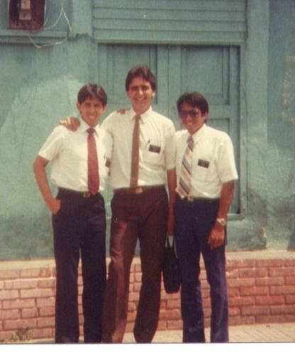 Elder Oria, Elder Diaz y elder Fernandez
Ginette Acevedo de Diaz
27 Oct 2003