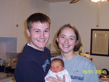 Here is a picture of our family January 2004 (Zachary Ryan is 4 days old with happy parents Janene & Peter)
Janene  Wirthlin
09 Feb 2004