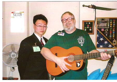 Elder Lim visiting John Mallernee in December 2006 at the Armed Forces Retirement Home
John Robert Mallernee
19 Oct 2008