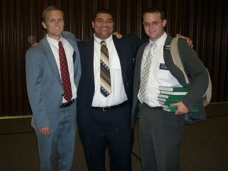 Elder Mack, Elder Fonoimoana and Elder Craig of the WKM.
Daniel Patrick Fonoimoana
16 Mar 2009