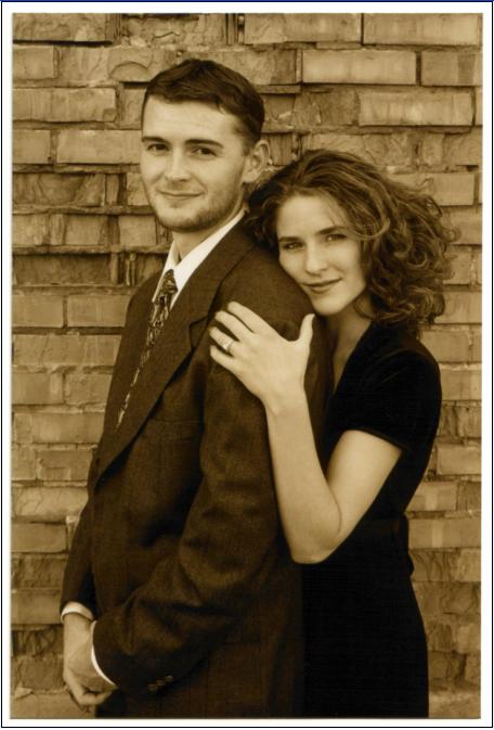 This is one of our wedding pictures.  I married Cami Harris in September of 2002.  We are expecting, for July of '03.
Torrey D. Tolton
05 Feb 2003