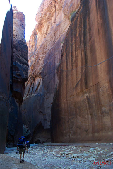 Buckskin Gulch in Paria Canyon
Alan R Sommercorn
27 May 2001