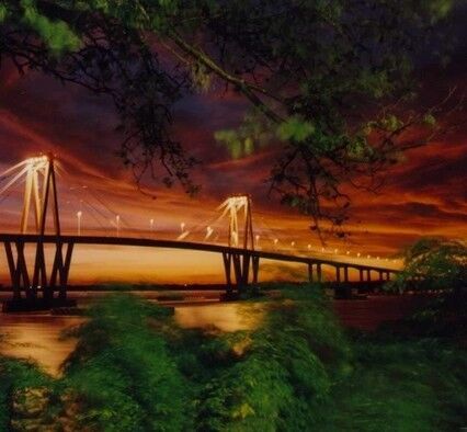 Puente General Belgrano entre Resistencia y Corrientes de noche.
David William Steadman
01 Sep 2002